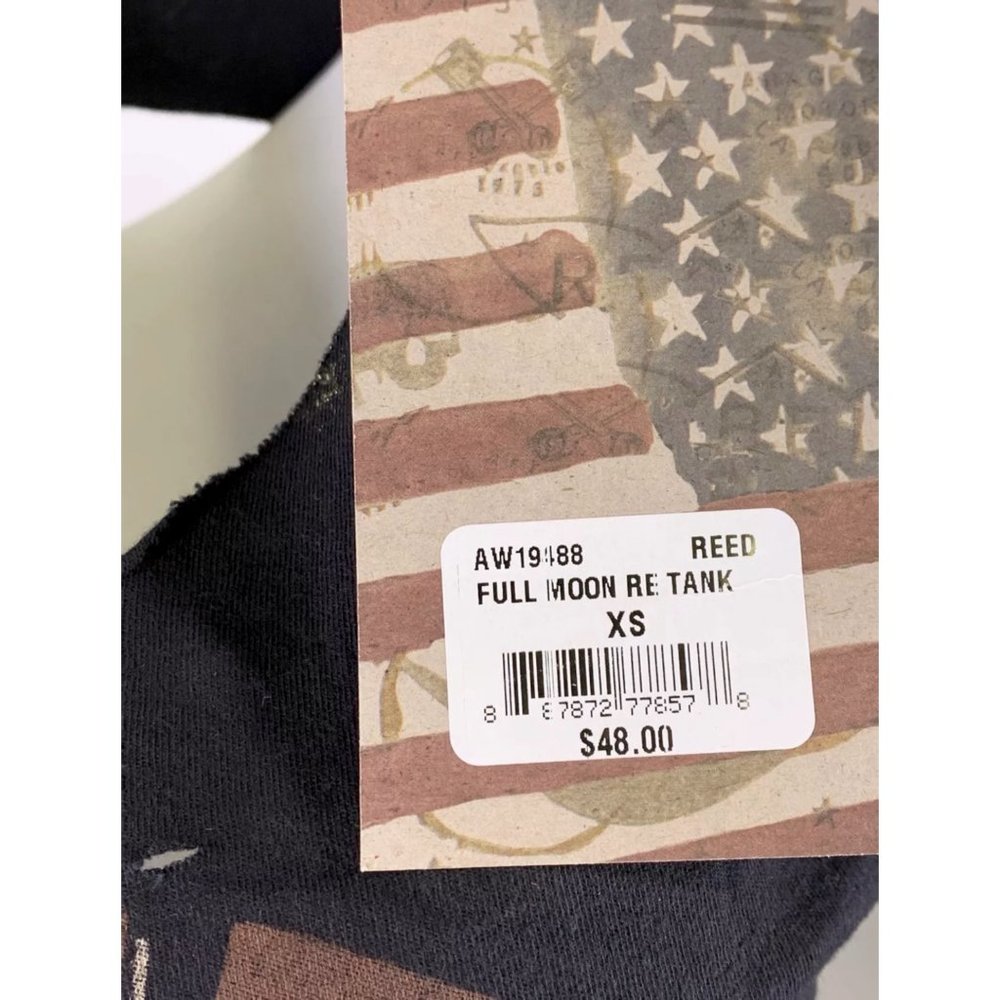 AFFLICTION Women's Tank Top FULL MOON REE Tee Bike - Picture 6 of 11